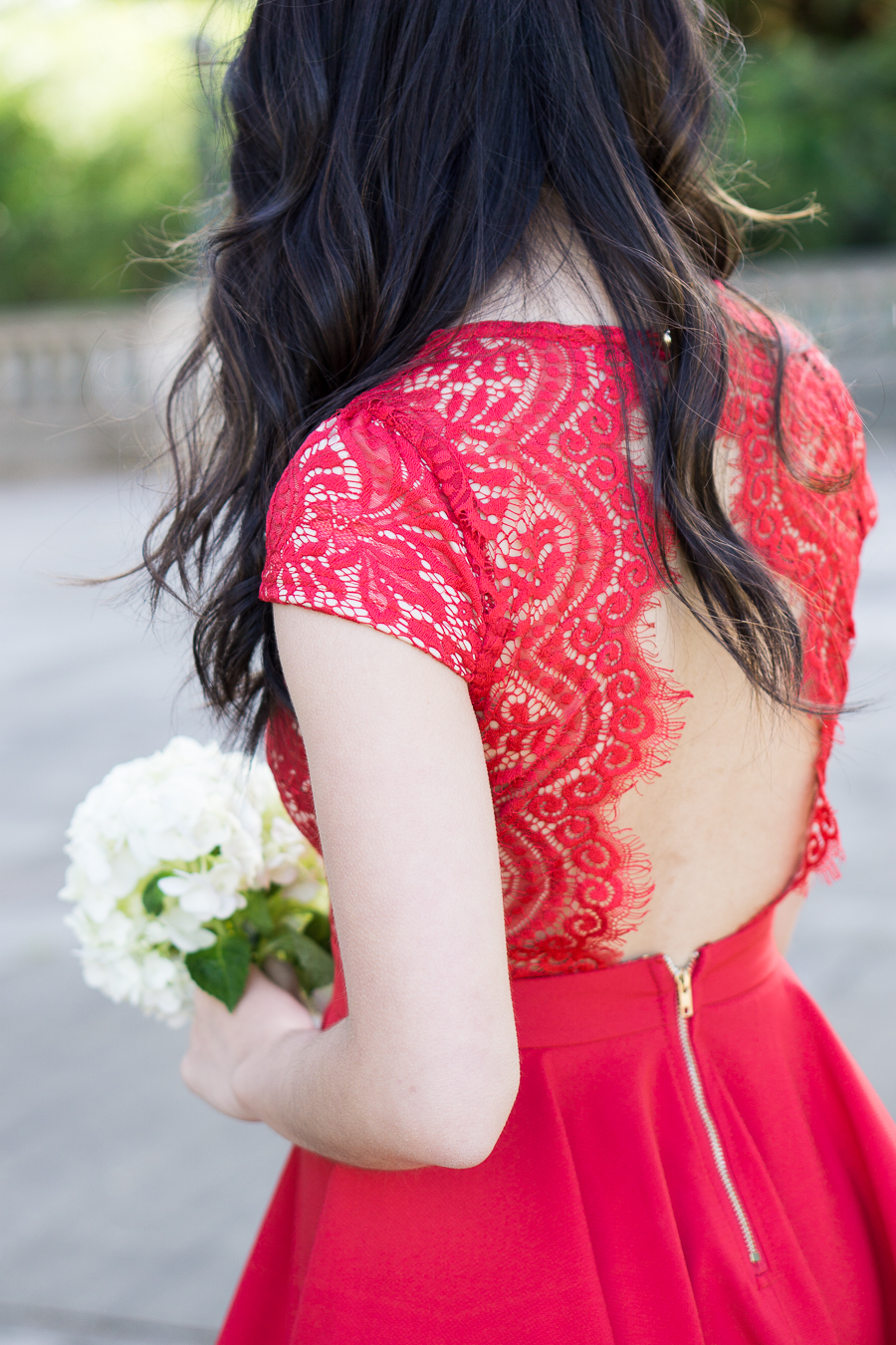 red lace dress for wedding