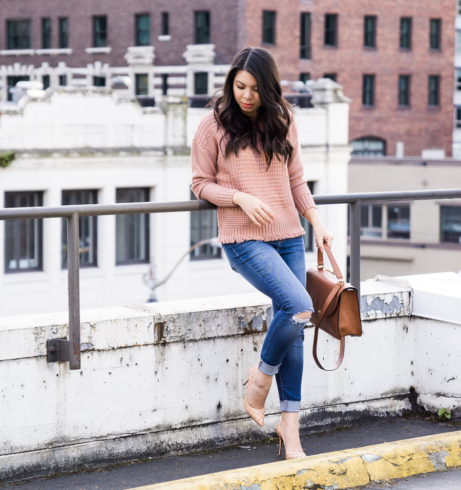 rose gold casual outfits